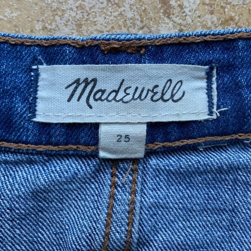 Madewell Rigid Denim A-line Mini Skirt: Pieced Edition - Picture 4 of 5